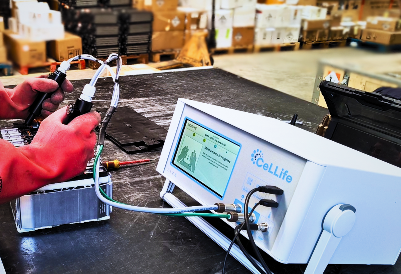 CeLLife Lite battery diagnostics solution at Palmiresiduos 